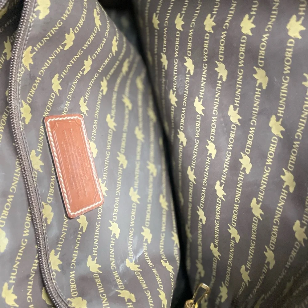 Hunting world Tan and Brown Men's Bag